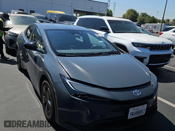 2024 Toyota Prius LE with VIN JTDACAAUXR3022182, listed as a IAAI auction lot 42844327 with 32,484 mi miles and . Bid and sale history available at DreamBid. Image 39.
