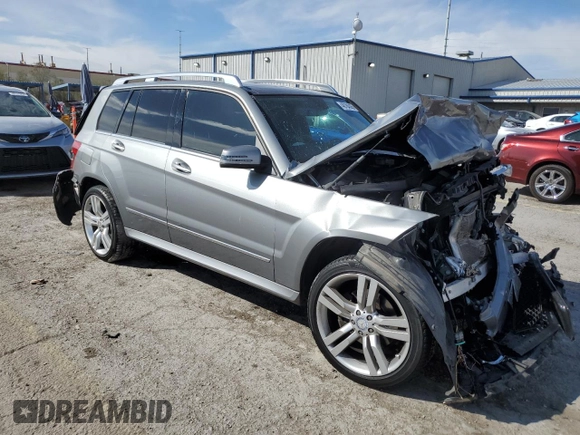 2012 Mercedes-Benz GLK 350 with VIN WDCGG5GB8CF715277, listed as a Copart auction lot 48784085 with 66,000 mi miles and Salvage Title. Bid and sale history available at DreamBid. Image 4.