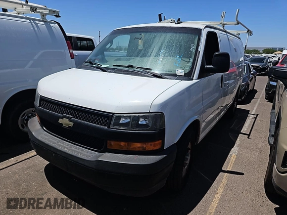 2018 Chevrolet Express Cargo z VIN 1GCWGAFG4J1178862, wystawiony jako IAAI lot #42659672 z przebiegiem 134 021 mil mil oraz . Historia ofert i sprzedaży dostępna na DreamBid. Obrazek 17.