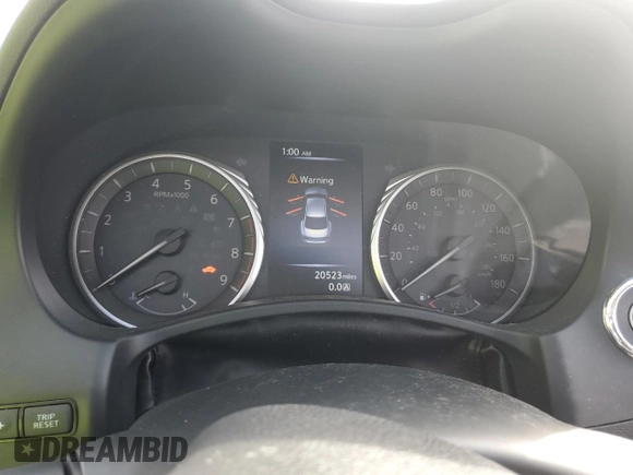 2019 Infiniti Q50 3.0t LUXE with VIN JN1EV7APXKM541406, listed as a Copart auction lot 49289065 with 20,523 mi miles and Salvage Title. Bid and sale history available at carsss.com. Image 9.