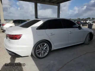2023 Audi A4 S line Premium Plus with VIN WAUEAAF41PN015815, listed as a Copart auction lot 51277405 with 46,576 mi miles and Salvage Title. Bid and sale history available at DreamBid. Image 3.