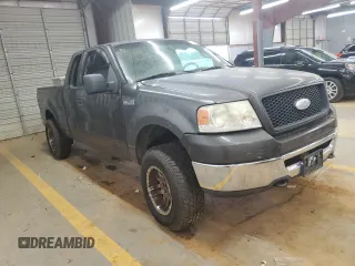 2006 Ford F-150 STX with VIN 1FTRX14W66NA37122, listed as a Copart auction lot 63331385 with 235,840 mi miles and Salvage title. Bid and sale history available at DreamBid. Image 4.