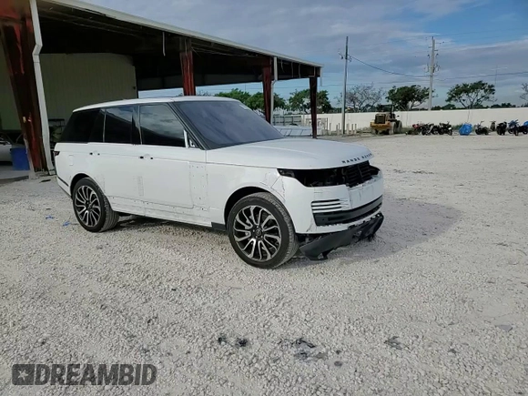 2020 Land Rover Range Rover with VIN SALGR2SU0LA570488, listed as a Copart auction lot 73030624 with 42,616 mi miles and Salvage title. Bid and sale history available at DreamBid. Image 14.