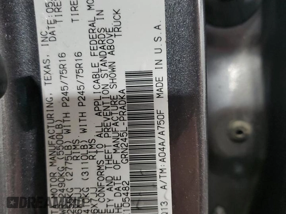 2014 Toyota Tacoma with VIN 5TFLU4EN3EX105482, listed as a Copart auction lot 44707375 with 145,866 mi miles and Salvage Title. Bid and sale history available at DreamBid. Image 14.