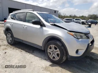 2013 Toyota RAV4 LE with VIN JTMZFREV0DD021377, listed as a Copart auction lot 48561805 with 113,352 mi miles and Salvage Title. Bid and sale history available at DreamBid. Image 4.