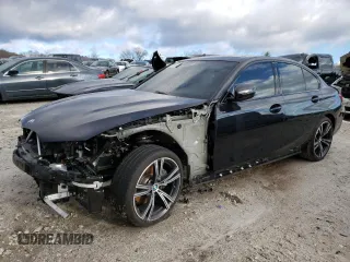 2020 BMW 3 Series 330i xDrive with VIN 3MW5R7J03L8B43762, listed as a Copart auction lot 65129272 with 12,900 mi miles. Bid and sale history available at carsss.com. Image 1.