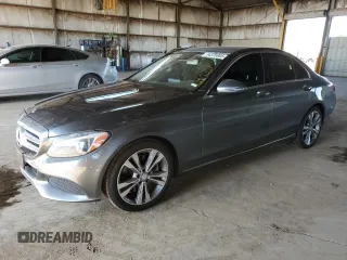 2017 Mercedes-Benz C 300 with VIN 55SWF4JB1HU206942, listed as a Copart auction lot 54376905 with 119,453 mi miles and Clean Title. Bid and sale history available at carsss.com. Image 1.