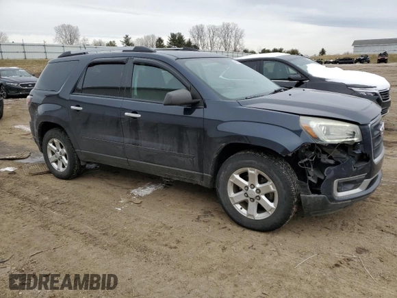 2016 GMC Acadia SLE with VIN 1GKKRNED1GJ229609, listed as a Copart auction lot 44174715 with 161,209 mi miles and Clean Title. Bid and sale history available at DreamBid. Image 4.