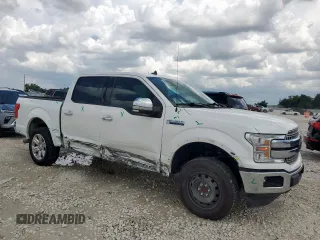 2020 Ford F-150 XL with VIN 1FTEW1C40LKE64326, listed as a Copart auction lot 63694335 with 42,376 mi miles and Salvage title. Bid and sale history available at DreamBid. Image 4.