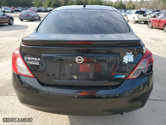 2014 Nissan Versa S Plus with VIN 3N1CN7AP7EL849221, listed as a Copart auction lot 46406345 with 205,583 mi miles and Salvage Title. Bid and sale history available at carsss.com. Image 6.