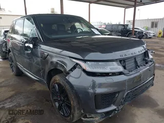 2020 Land Rover Range Rover Sport HST with VIN SALWS2RU2LA748522, listed as a IAAI auction lot 41093893 with 68,377 mi miles. Bid and sale history available at carsss.com. Image 1.