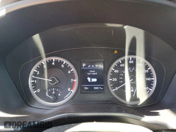 2020 Hyundai Santa Fe SE with VIN 5NMS23AD1LH175836, listed as a Copart auction lot 58008415 with 58,811 mi miles and Salvage title. Bid and sale history available at DreamBid. Image 9.