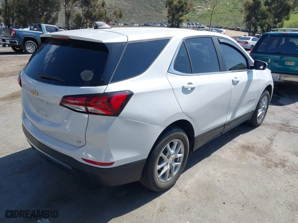 2023 Chevrolet Equinox LT with VIN 3GNAXUEG7PS172338, listed as a IAAI auction lot 41546330 with 50,473 mi miles. Bid and sale history available at carsss.com. Image 4.