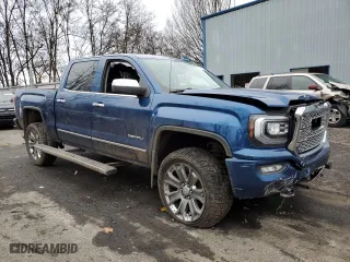2017 GMC Sierra 1500 Denali with VIN 3GTU2PEJ4HG127198, listed as a Copart auction lot 85347334 with 57,457 mi miles and Salvage Title. Bid and sale history available at carsss.com. Image 4.