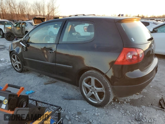2009 Volkswagen Rabbit S with VIN WVWAB71K29W021336, listed as a Copart auction lot 41839595 with Not provided miles and Salvage title. Bid and sale history available at DreamBid. Image 2.
