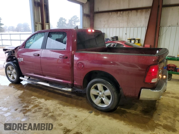 2019 Ram 1500 Classic Lone Star with VIN 1C6RR6LT4KS525941, listed as a Copart auction lot 43277875 with 59,586 mi miles and Salvage Title. Bid and sale history available at carsss.com. Image 2.