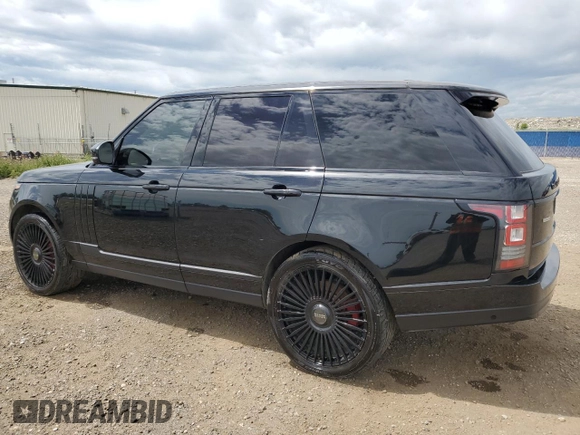 2014 Land Rover Range Rover Supercharged with VIN SALGS2TF3EA175762, listed as a Copart auction lot 46583085 with 97,321 mi miles and Clean title. Bid and sale history available at DreamBid. Image 2.