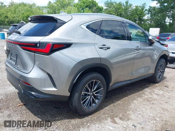 2025 Lexus NX 350 with VIN 2T2AGCEZ3SC080391, listed as a IAAI auction lot 42331282 with 1,464 mi miles and . Bid and sale history available at DreamBid. Image 4.