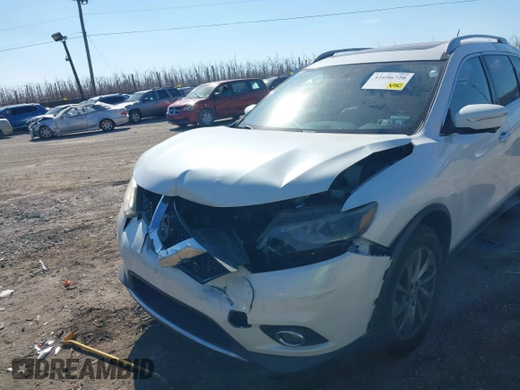 2015 Nissan Rogue SV with VIN 5N1AT2MV4FC905034, listed as a IAAI auction lot 41696720 with 170,132 mi miles. Bid and sale history available at carsss.com. Image 6.