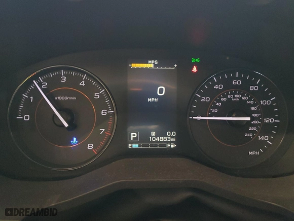 2019 Subaru Crosstrek with VIN JF2GTABC5K8308743, listed as a Copart auction lot 88767235 with 104,883 mi miles and Salvage Title. Bid and sale history available at carsss.com. Image 9.