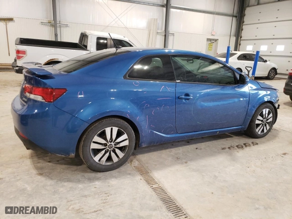 2013 Kia Forte Koup EX with VIN KNAFU6A26D5739235, listed as a Copart auction lot 47989625 with 119,632 mi miles and Salvage Title. Bid and sale history available at carsss.com. Image 3.