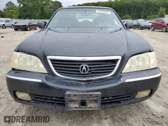 2002 Acura RL with VIN JH4KA96542C015341, listed as a Copart auction lot 72359594 with 170,818 mi miles and Clean Title. Bid and sale history available at carsss.com. Image 5.