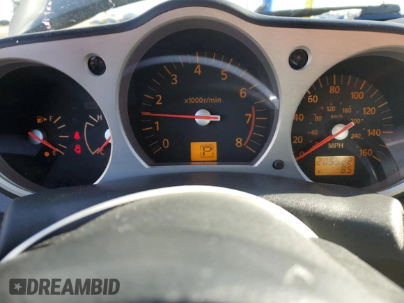 2005 Nissan 350Z 35th Anniversary Edition с VIN JN1AZ34D55M603330, выставлен на аукционе Copart как лот 48252545 с пробегом 205 922 миль миль и Списание • Salvage title. История ставок и продаж доступна на DreamBid. Изображение 9.