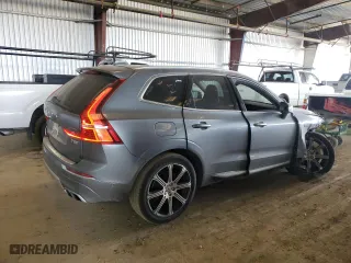 2019 Volvo XC60 Inscription with VIN LYV102RL3KB327348, listed as a Copart auction lot 43060185 with 47,546 mi miles and Salvage Title. Bid and sale history available at carsss.com. Image 3.