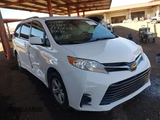 2020 Toyota Sienna LE Auto Access Seat with VIN 5TDKZ3DC0LS029925, listed as a IAAI auction lot 41882957 with 90,555 mi miles and . Bid and sale history available at DreamBid. Image 1.