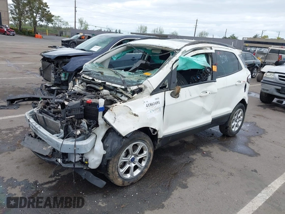 2018 Ford EcoSport SE with VIN MAJ3P1TE1JC220730, listed as a IAAI auction lot 41861691 with Not Provided miles. Bid and sale history available at carsss.com. Image 6.