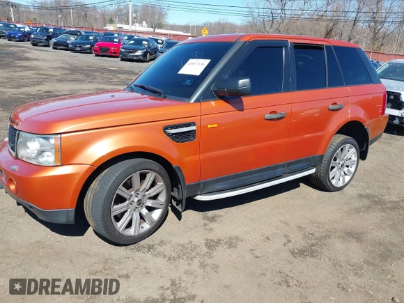 2006 Land Rover Range Rover Sport SC with VIN SALSH23466A930184, listed as a IAAI auction lot 41827136 with 127,374 mi miles and . Bid and sale history available at DreamBid. Image 2.
