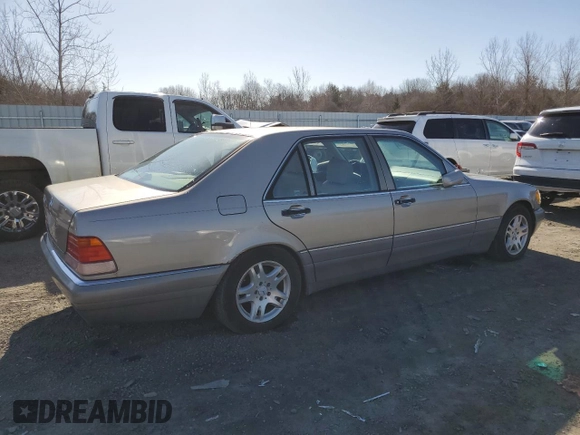 1995 Mercedes-Benz S with VIN WDBGA51E3SA273738, listed as a Copart auction lot 49763925 with 148,066 mi miles and Clean Title. Bid and sale history available at DreamBid. Image 3.
