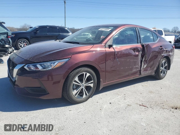 2023 Nissan Sentra SV with VIN 3N1AB8CV0PY264486, listed as a Copart auction lot 48315885 with 41,875 mi miles and Clean Title. Bid and sale history available at DreamBid. Image 1.