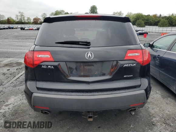 2008 Acura MDX with VIN 2HNYD28288H512969, listed as a Copart auction lot 73107314 with 188,756 mi miles and Salvage Title. Bid and sale history available at DreamBid. Image 6.