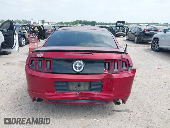 2014 Ford Mustang V6 with VIN 1ZVBP8AM7E5299126, listed as a IAAI auction lot 42343555 with 115,331 mi miles and . Bid and sale history available at DreamBid. Image 16.