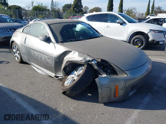 2004 Nissan 350Z Touring with VIN JN1AZ34E84T060682, listed as a IAAI auction lot 41616199 with 209,814 mi miles. Bid and sale history available at carsss.com. Image 1.