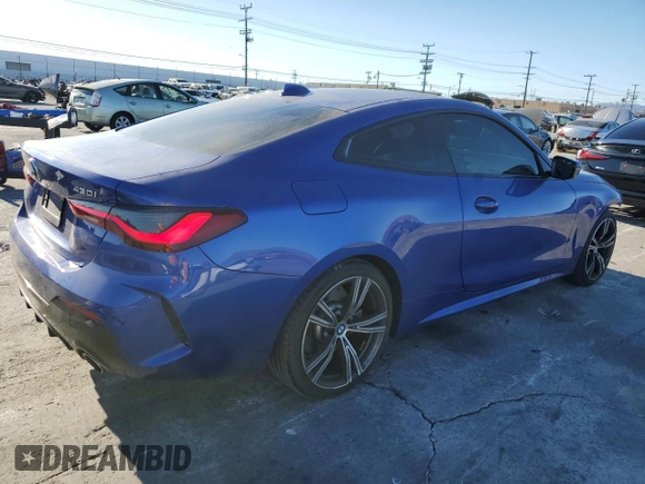 2021 BMW 4 Series 430i xDrive with VIN WBA73AP08MCG60373, listed as a Copart auction lot 88069455 with 15,659 mi miles and Salvage Title. Bid and sale history available at carsss.com. Image 3.