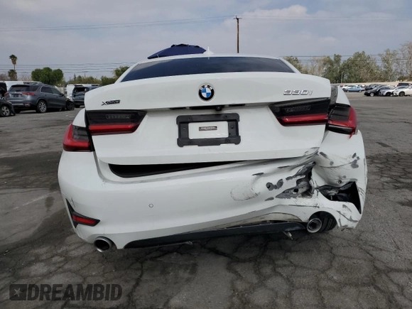 2020 BMW 3 Series 330i xDrive with VIN 3MW5R7J03L8B05948, listed as a Copart auction lot 50885545 with 90,074 mi miles and Salvage title. Bid and sale history available at DreamBid. Image 6.