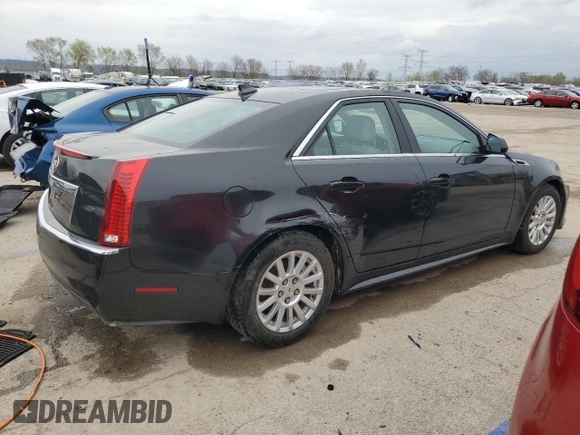 2011 Cadillac CTS Sedan Luxury with VIN 1G6DG5EY2B0125712, listed as a Copart auction lot 51248475 with 137,078 mi miles and Salvage Title. Bid and sale history available at carsss.com. Image 3.