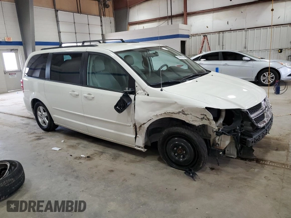 2012 Dodge Grand Caravan SXT with VIN 2C4RDGCG3CR179271, listed as a Copart auction lot 51491005 with 154,217 mi miles and Salvage Title. Bid and sale history available at DreamBid. Image 4.