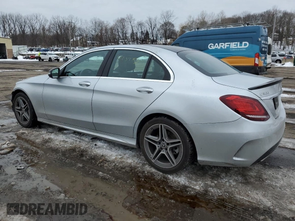 2019 Mercedes-Benz C 300 with VIN WDDWF8EB6KR516773, listed as a Copart auction lot 44393105 with 48,991 mi miles and Salvage Title. Bid and sale history available at carsss.com. Image 2.