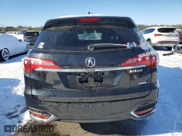 2018 Acura RDX with VIN 5J8TB4H3XJL025311, listed as a Copart auction lot 88055395 with 177,813 mi miles and Salvage Title. Bid and sale history available at carsss.com. Image 6.
