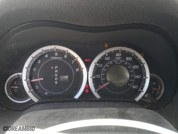 2009 Acura TSX with VIN JH4CU26619C018123, listed as a Copart auction lot 49952025 with 158,711 mi miles and Salvage Title. Bid and sale history available at carsss.com. Image 9.