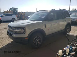 2021 Ford Bronco Sport Badlands z VIN 3FMCR9D94MRA87158, wystawiony jako Copart lot #61389124 z przebiegiem 26 131 mil mil oraz Nie do naprawy • Non repairable. Historia ofert i sprzedaży dostępna na DreamBid. Obrazek 1.