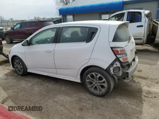 2017 Chevrolet Sonic LT with VIN 1G1JD6SH8H4145766, listed as a Copart auction lot 87024534 with 109,442 mi miles and Salvage Title. Bid and sale history available at carsss.com. Image 2.