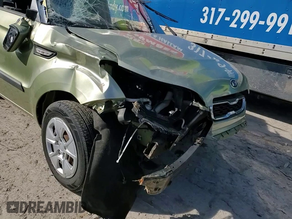 2012 Kia Soul with VIN KNDJT2A54C7353676, listed as a Copart auction lot 46438035 with 0 mi miles and Salvage Title. Bid and sale history available at carsss.com. Image 11.