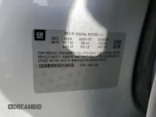 2014 Cadillac ATS Luxury RWD z VIN 1G6AB5RX5E0104618, wystawiony jako Copart lot #56662495 z przebiegiem 125 131 mil mil oraz Szkoda całkowita • Salvage title. Historia ofert i sprzedaży dostępna na DreamBid. Obrazek 12.