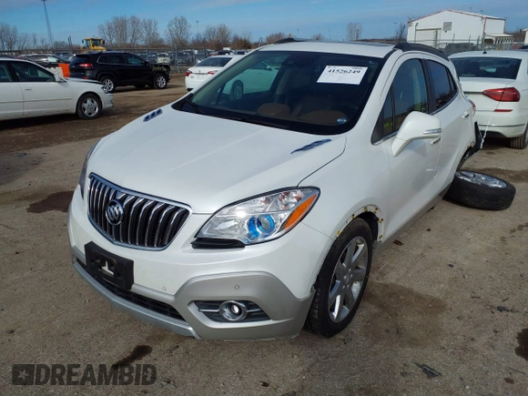 2016 Buick Encore Premium with VIN KL4CJDSB3GB607132, listed as a IAAI auction lot 41526249 with 50,617 mi miles and . Bid and sale history available at carsss.com. Image 19.