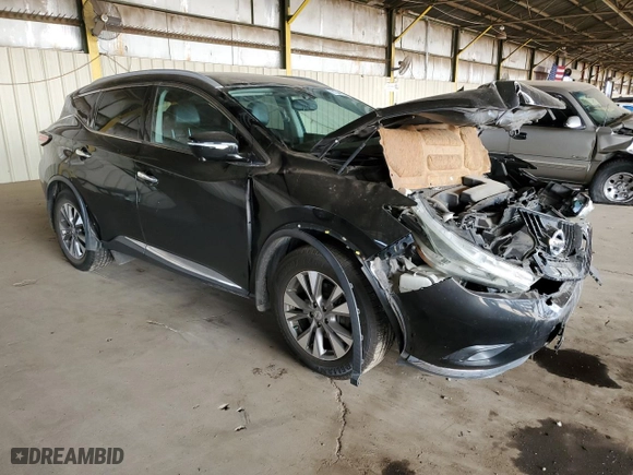 2015 Nissan Murano S with VIN 5N1AZ2MH2FN211701, listed as a Copart auction lot 51346905 with 115,613 mi miles and Salvage Title. Bid and sale history available at carsss.com. Image 4.