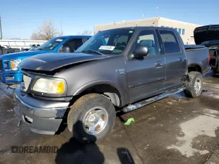 2003 Ford F-150 XLT with VIN 1FTRW08673KA38056, listed as a Copart auction lot 42772435 with 129,104 mi miles and Salvage Title. Bid and sale history available at carsss.com. Image 1.